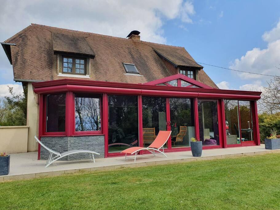 La Mare Aux Chevres Villa Reux Bagian luar foto